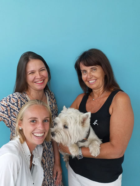 Magali, Charlotte et Eleanor à la Maison bien-être