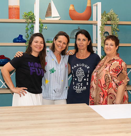 Magali, Charlotte et Eleanor à la Maison bien-être