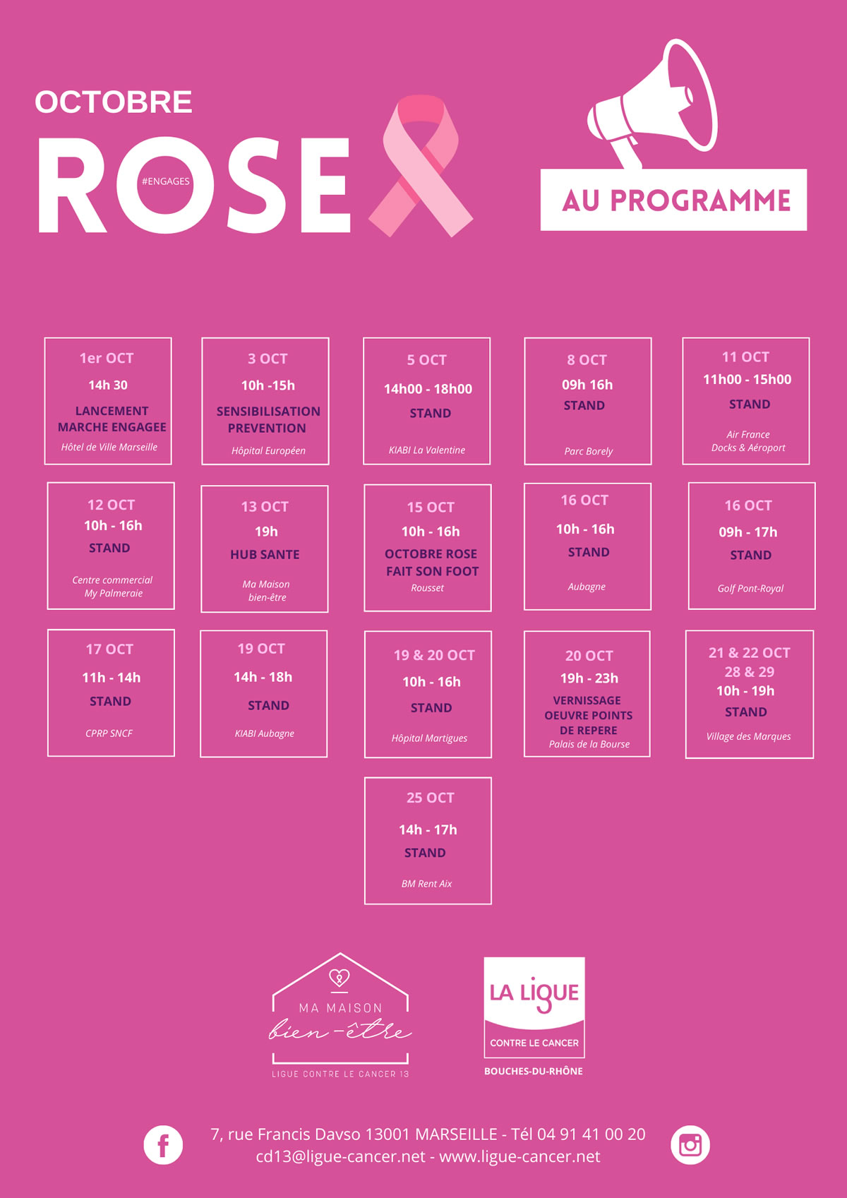 2022 10 programme ligue octobre Rose