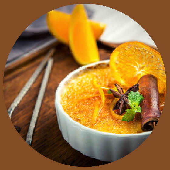 recette gratin orange miel