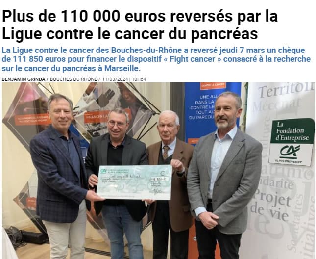 La Marseillaise : cancer pancréas